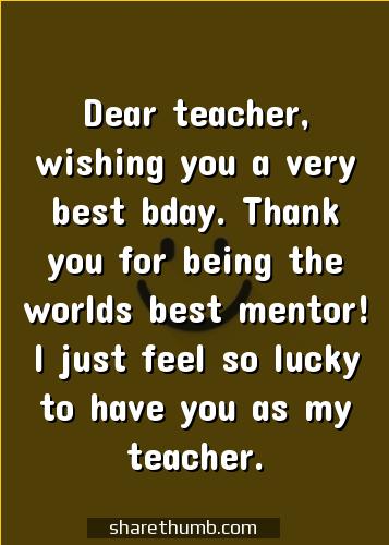 message thank you for teacher